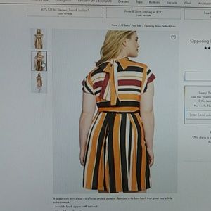 Eloquii Stripped Dress